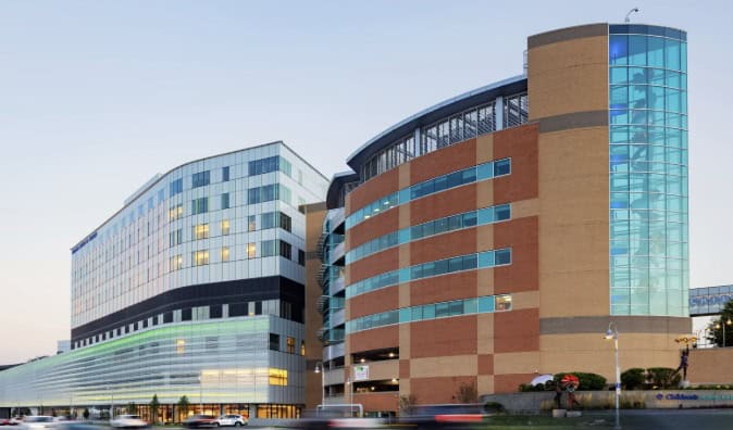 Insight Surgery center exterior view with contemporary architecture.